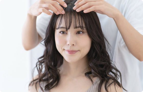 頭皮に優しいカラー